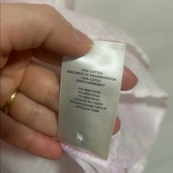 Aritzia Wilfred la boheme Elia Ruffled Tie Dye Prairie Mini Dress drop waist - Picture 8 of 12